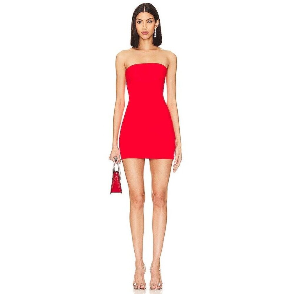 SUPERDOWN Women's Felina Mini Dress Size L In Red